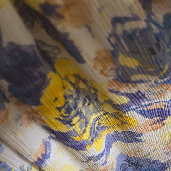 Joie Dessa Silk Cotton Layered Floral Mixed Media Sweater Dress Size S - Picture 8 of 10